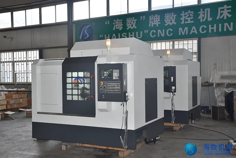 CK50斜軌數控車床帶動力頭
